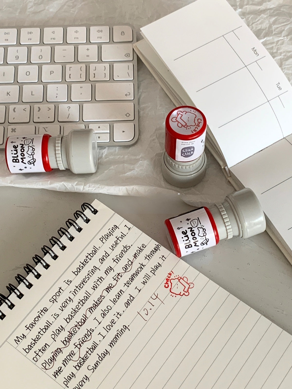 Cute Cat Original Photosensitive Stamp