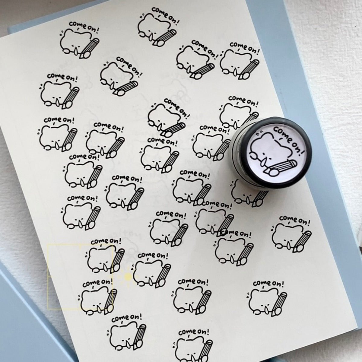 Cute Cat Original Photosensitive Stamp