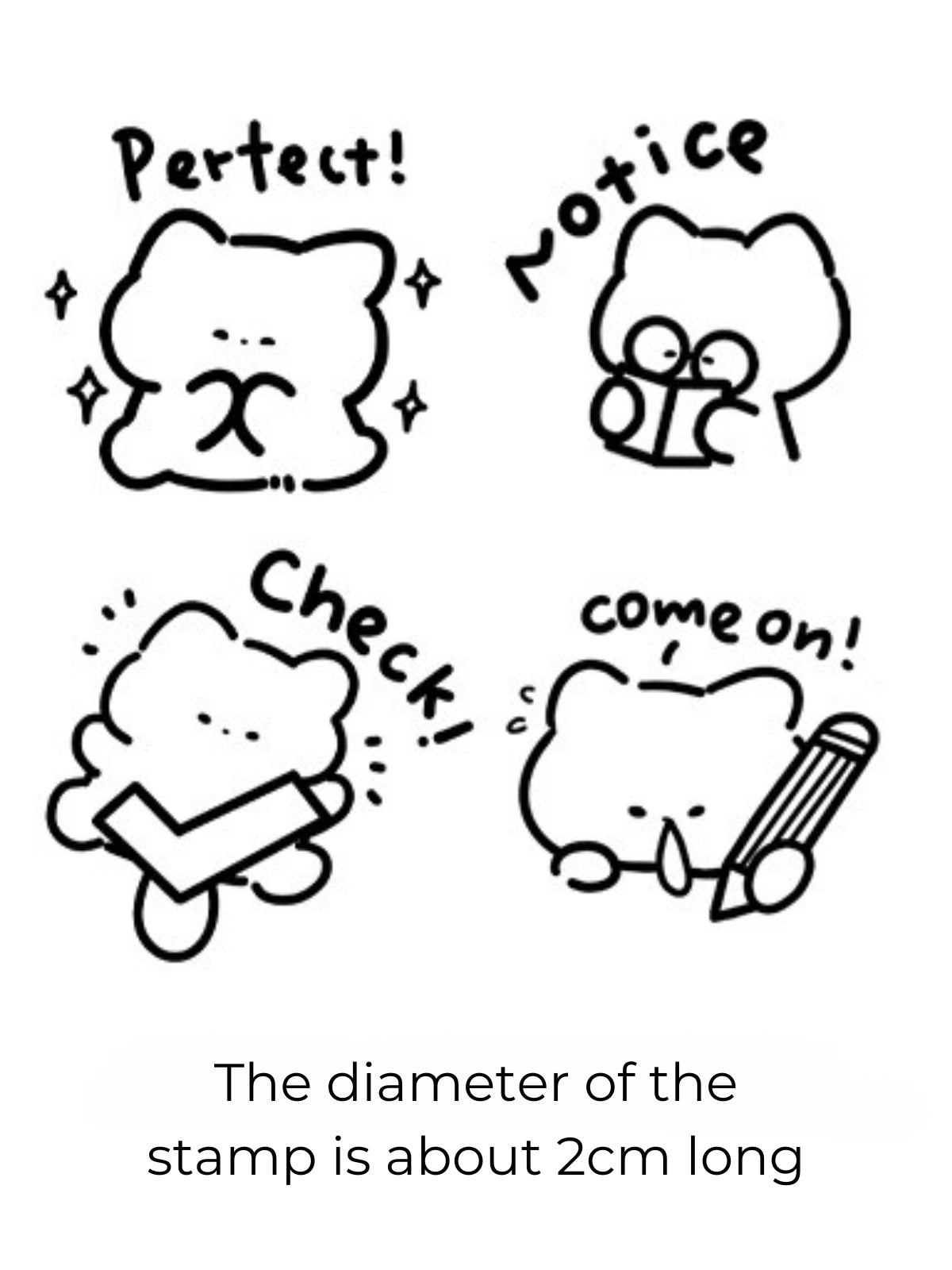 Cute Cat Original Photosensitive Stamp