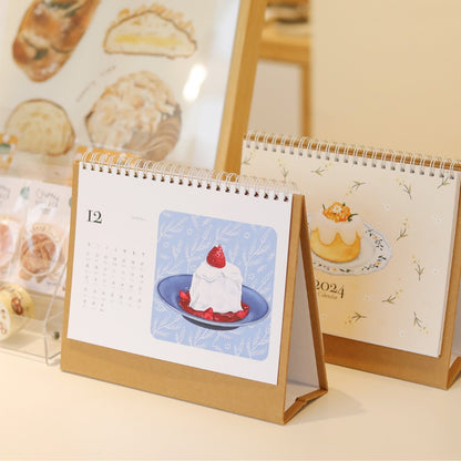 Original 2025 Dessert Illustration Calendar