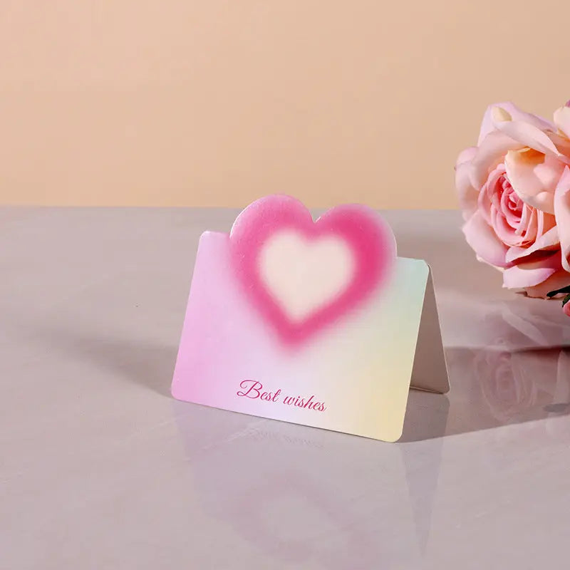 Dreamy Heart Greeting Cards – Folded Message Cards All Occasions