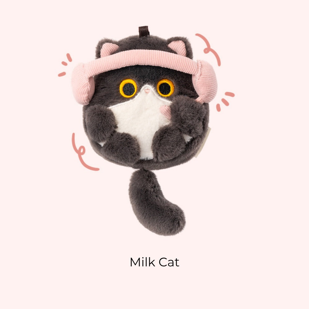 Original Cute Cat Earphone Case/Coin Pouch/Plush Kitty Charms