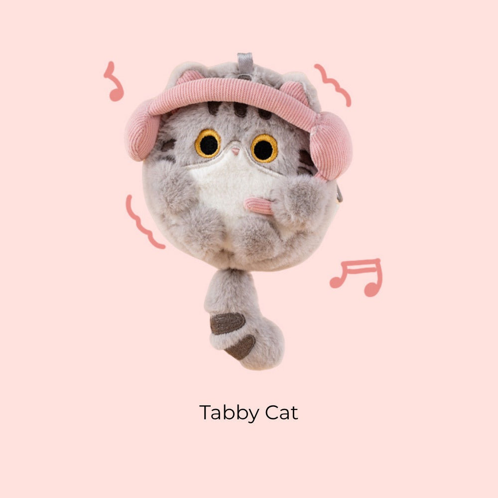 Original Cute Cat Earphone Case/Coin Pouch/Plush Kitty Charms