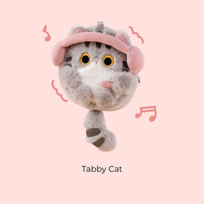 Original Cute Cat Earphone Case/Coin Pouch/Plush Kitty Charms