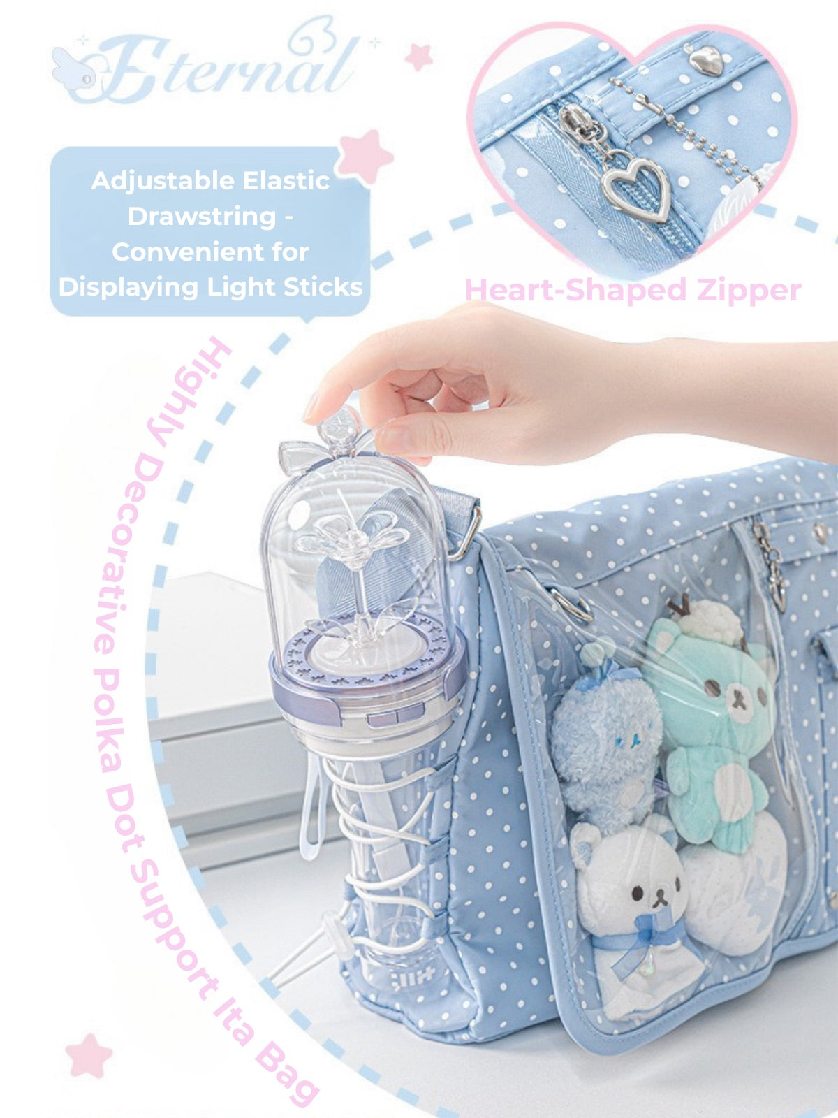 Eternal K-Pop Ita Spacious Crossbody Bag – Fan Support Essentials