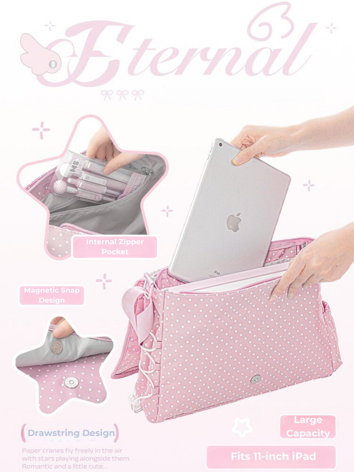 Eternal K-Pop Ita Spacious Crossbody Bag – Fan Support Essentials