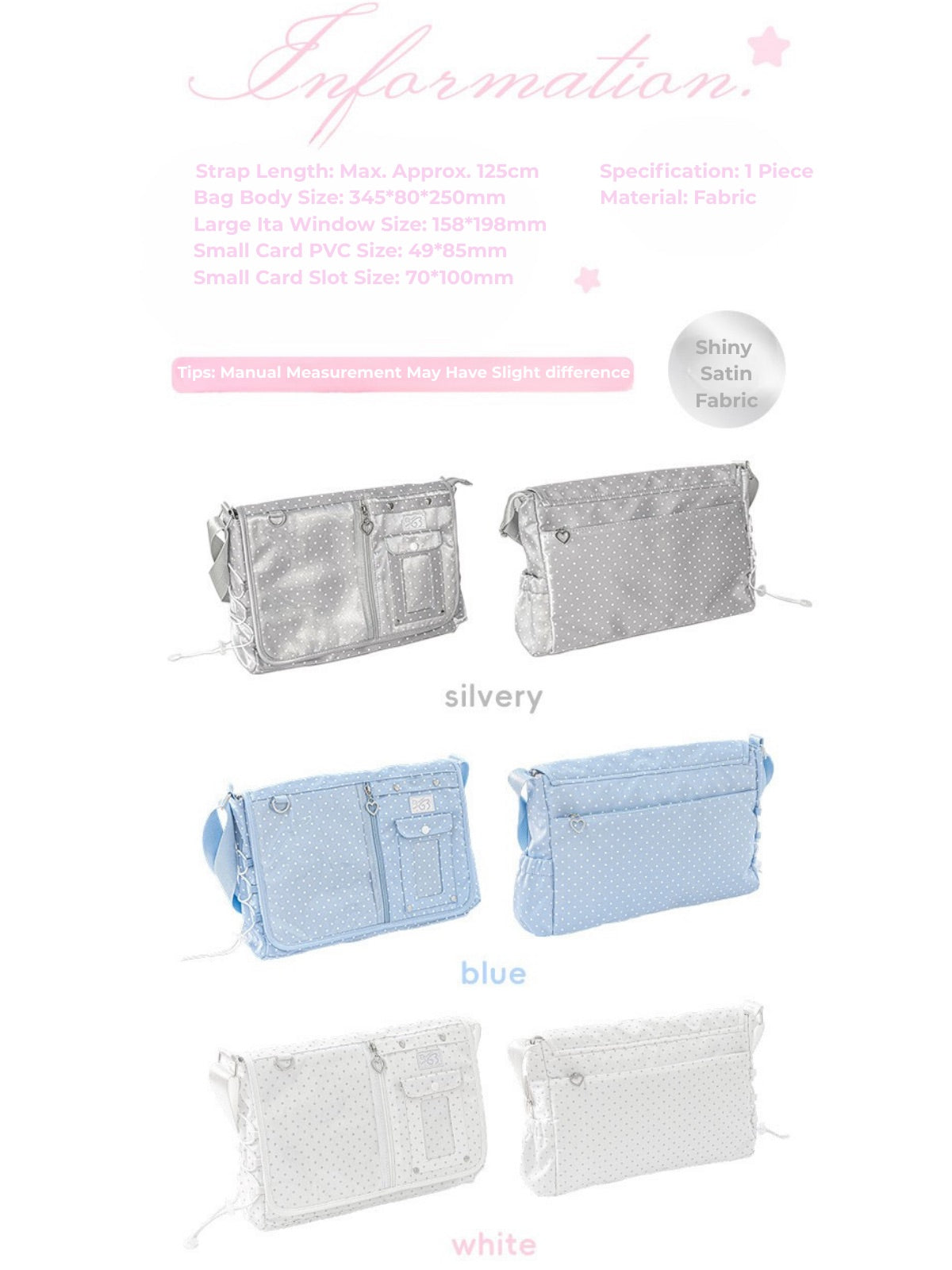 Eternal K-Pop Ita Spacious Crossbody Bag – Fan Support Essentials