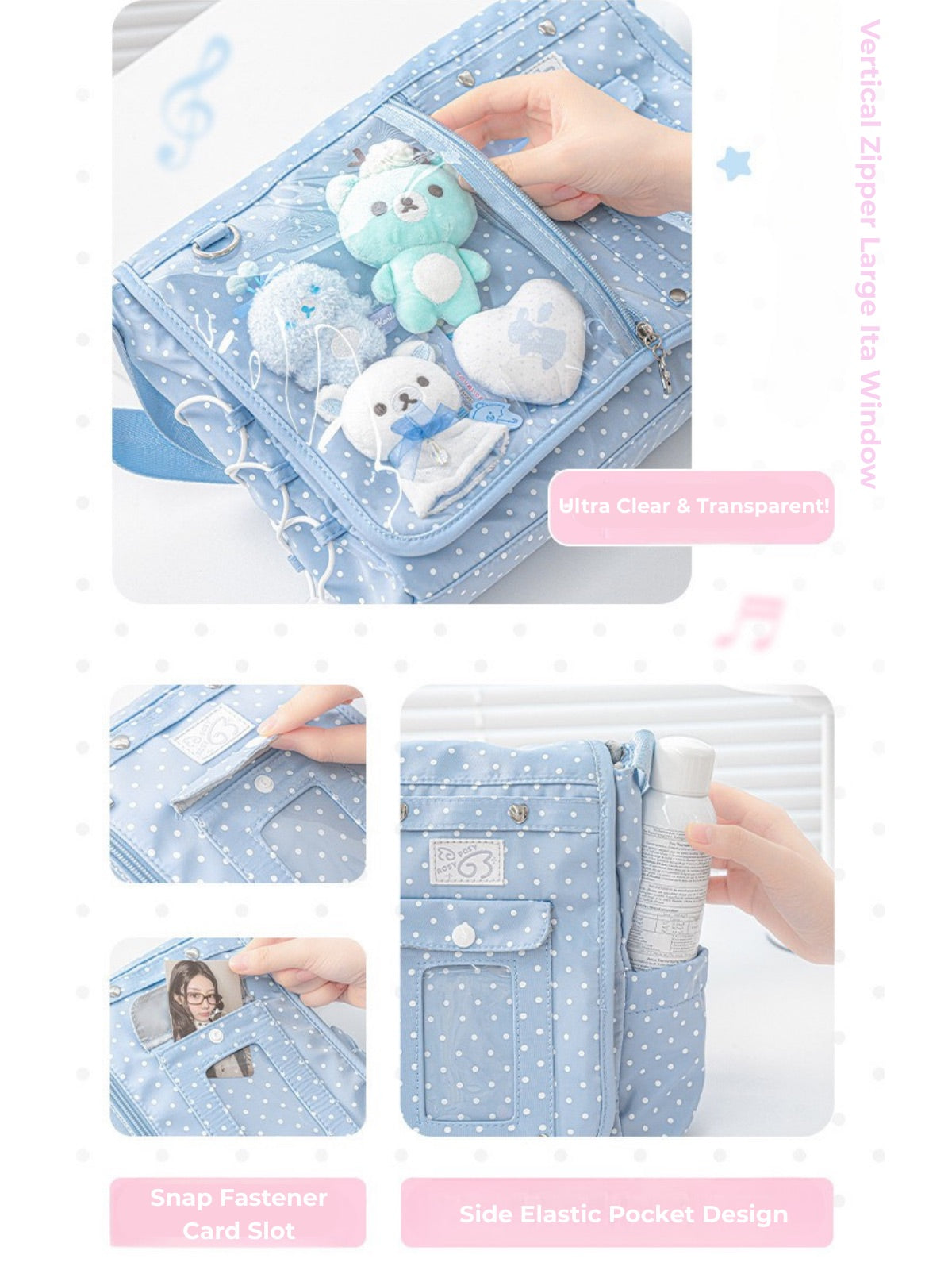 Eternal K-Pop Ita Spacious Crossbody Bag – Fan Support Essentials