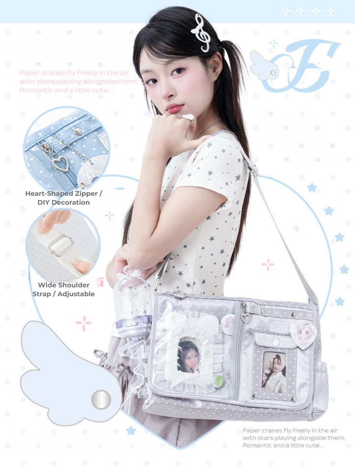 Eternal K-Pop Ita Spacious Crossbody Bag – Fan Support Essentials