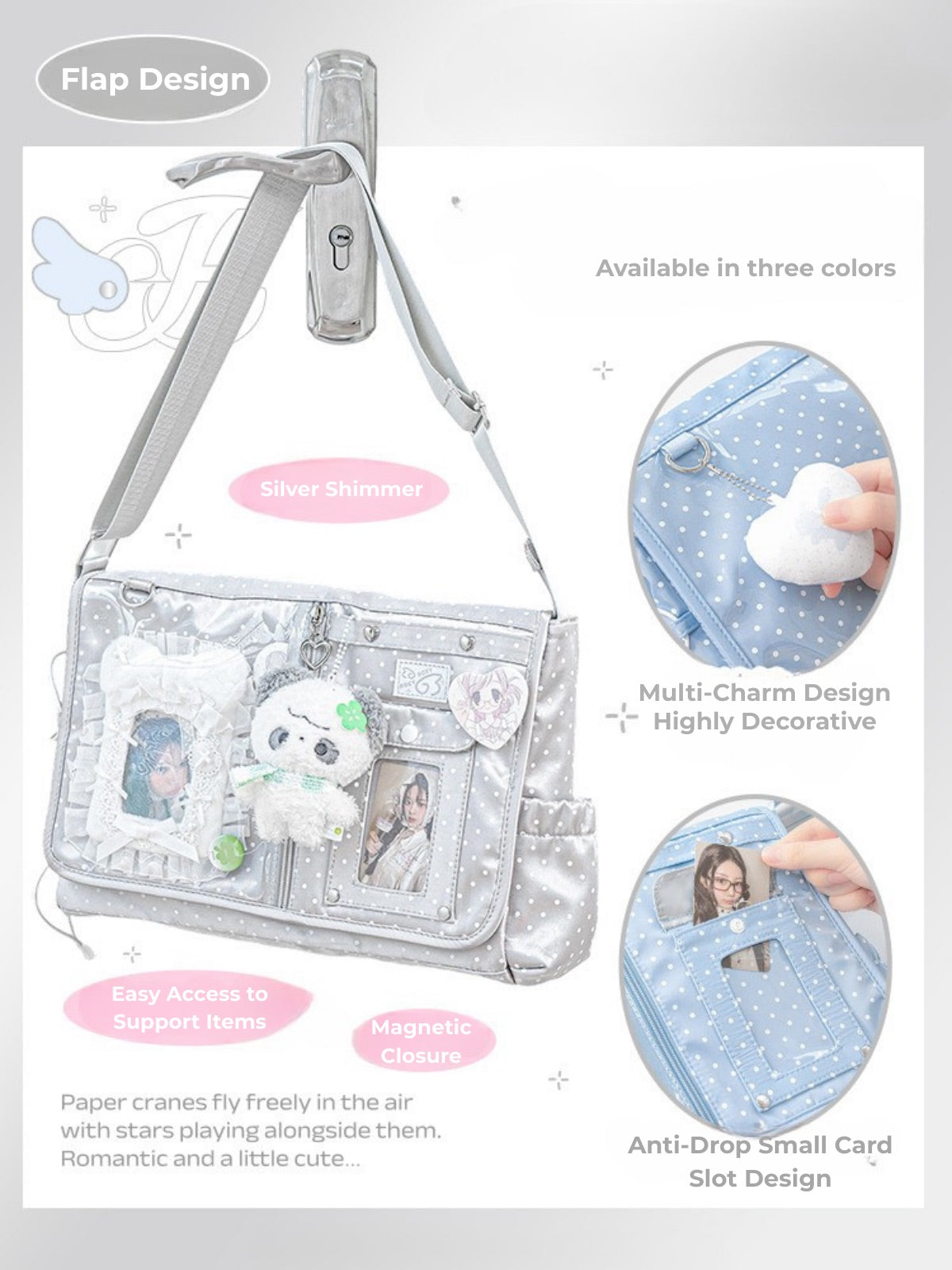 Eternal K-Pop Ita Spacious Crossbody Bag – Fan Support Essentials