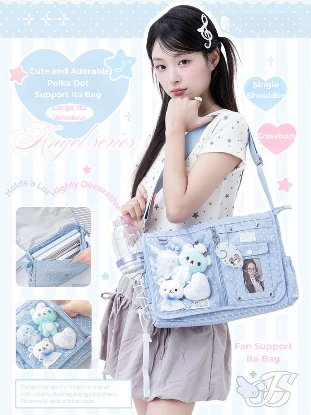 Eternal K-Pop Ita Spacious Crossbody Bag – Fan Support Essentials
