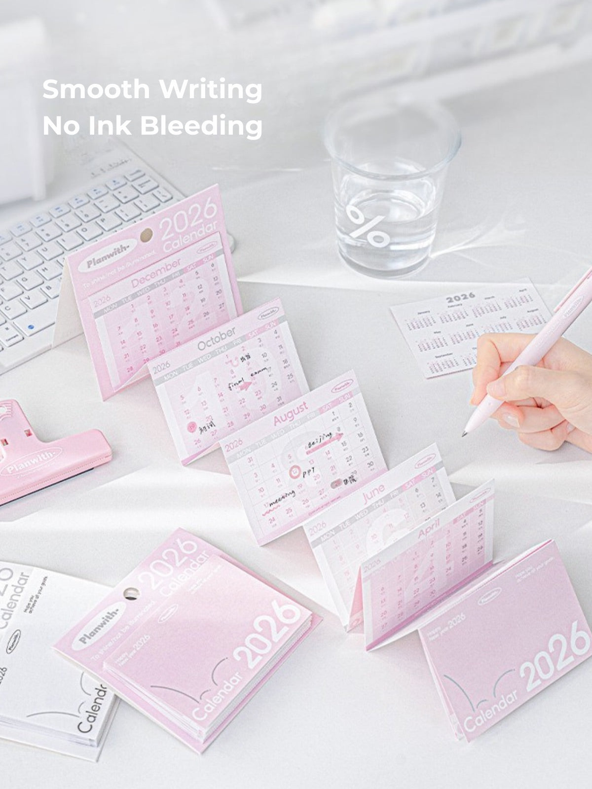 Everyday Accordion Calendar – 2026 Foldable Planner & Memo Pad