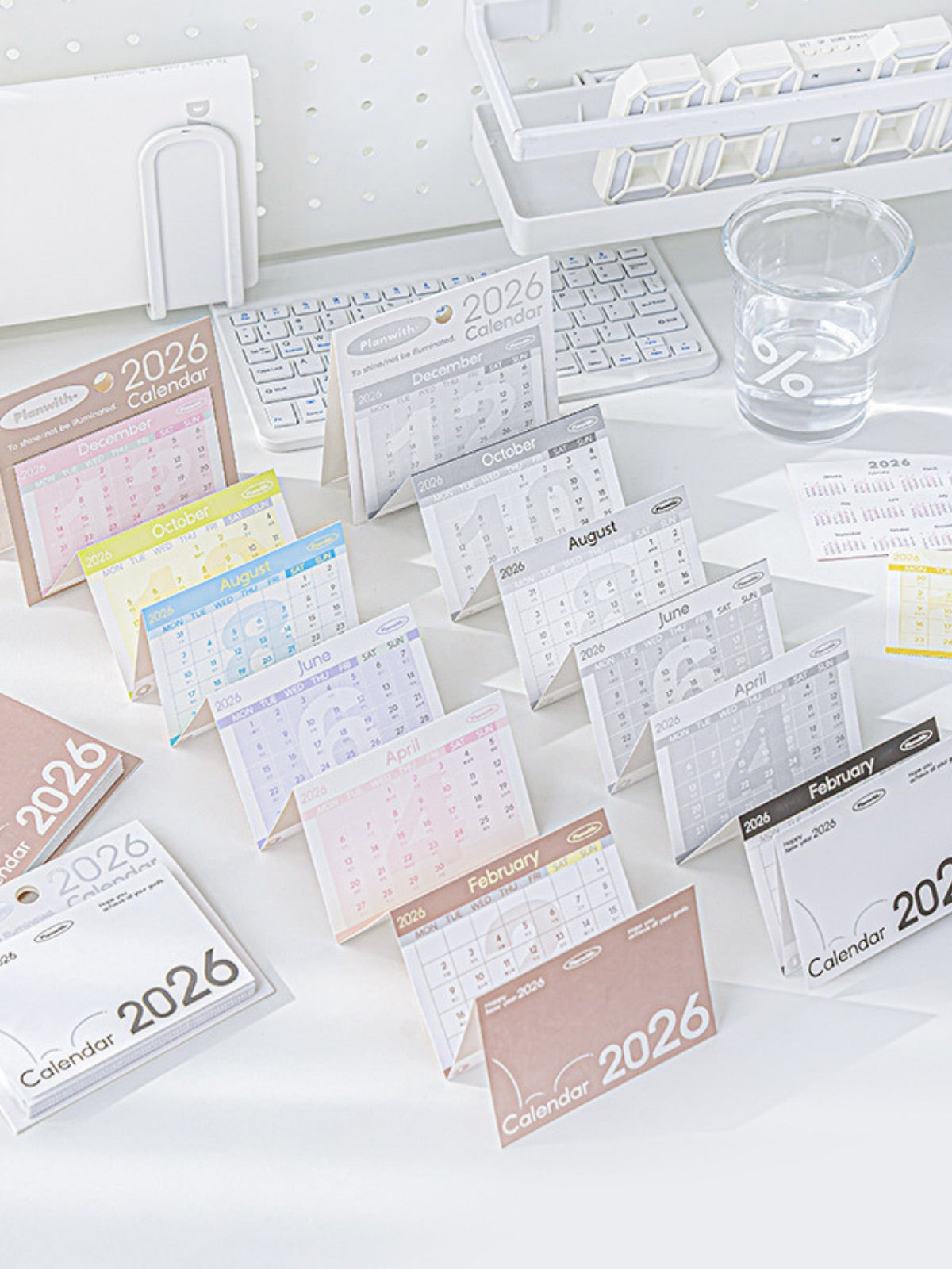 Everyday Accordion Calendar – 2026 Foldable Planner & Memo Pad