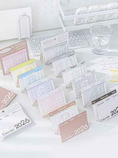 Everyday Accordion Calendar – 2026 Foldable Planner & Memo Pad