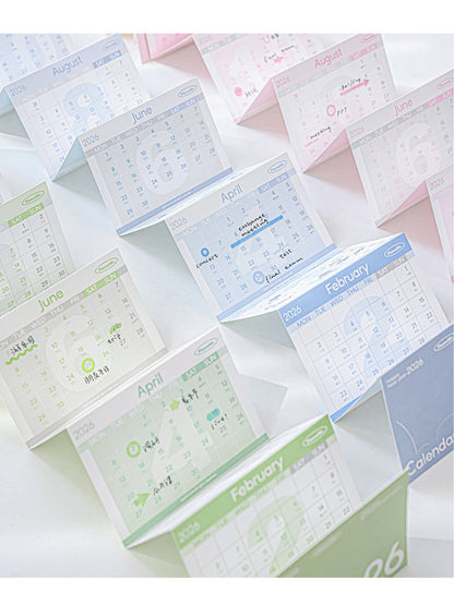Everyday Accordion Calendar – 2026 Foldable Planner & Memo Pad