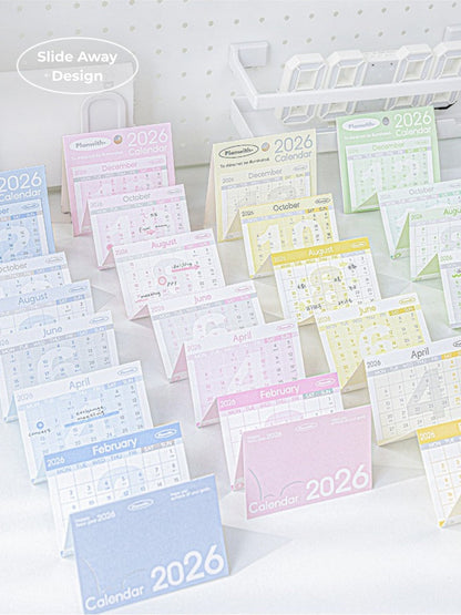 Everyday Accordion Calendar – 2026 Foldable Planner & Memo Pad