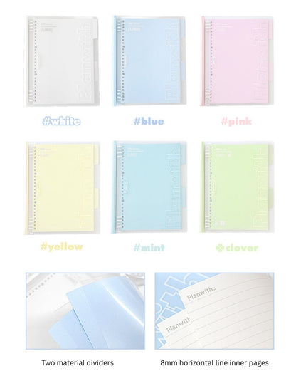 B5 Lay-Flat Flexible Ring Binder