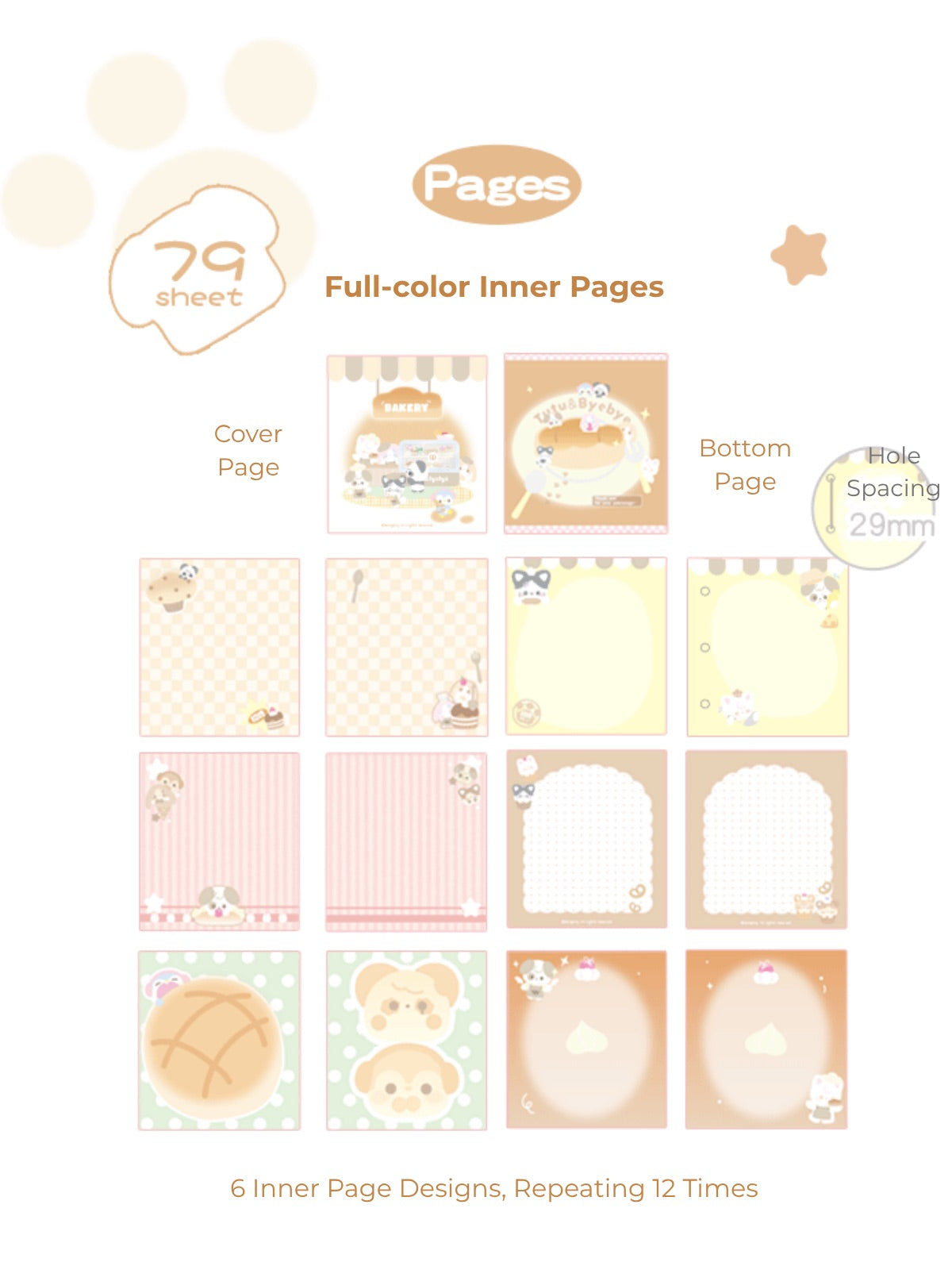 Fluffy Bakery Mini Notebook – Plush Pocket-Sized Planner