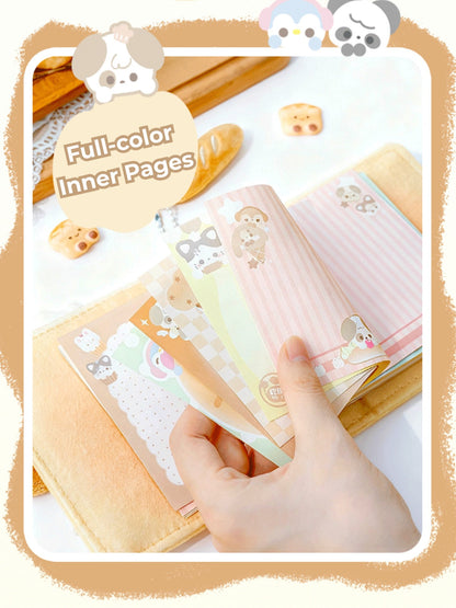 Fluffy Bakery Mini Notebook – Plush Pocket-Sized Planner
