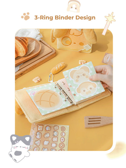 Fluffy Bakery Mini Notebook – Plush Pocket-Sized Planner