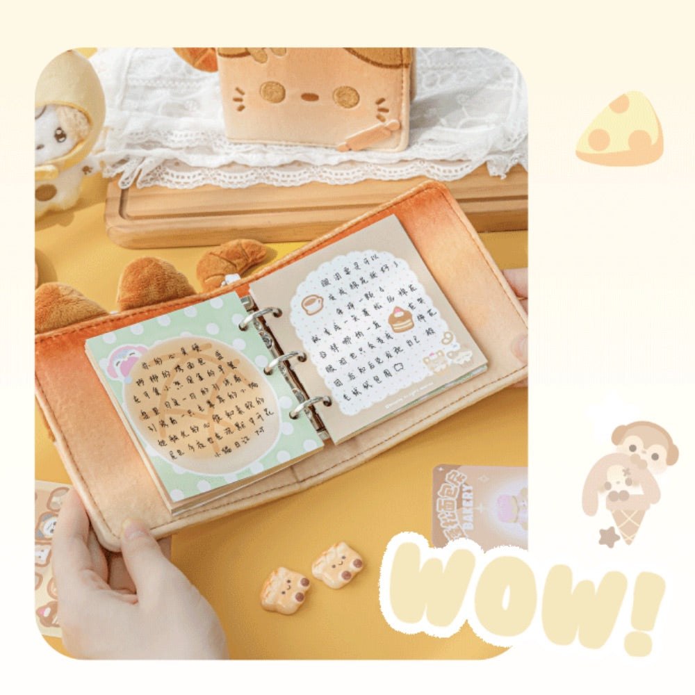 Fluffy Bakery Mini Notebook – Plush Pocket-Sized Planner