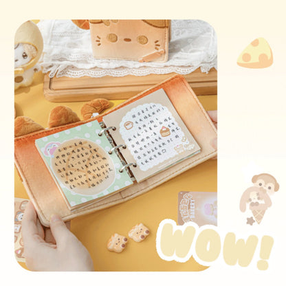 Fluffy Bakery Mini Notebook – Plush Pocket-Sized Planner