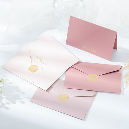 Foil Stamped Greeting & Thank You Card Set with Envelopes