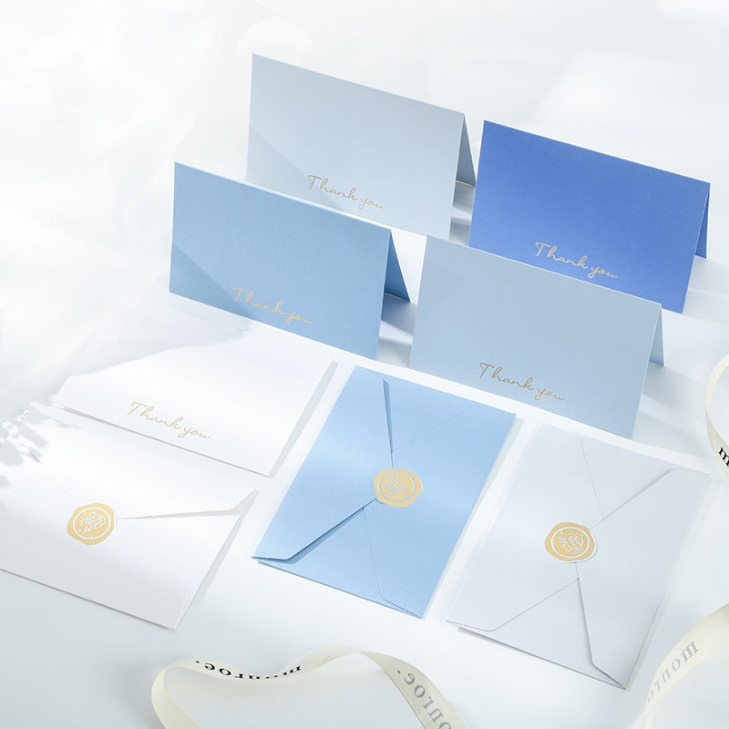 Foil Stamped Greeting & Thank You Card Set with Envelopes