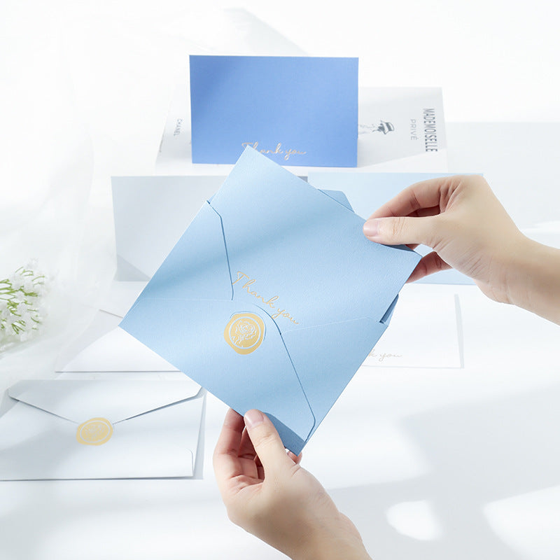 Foil Stamped Greeting & Thank You Card Set with Envelopes