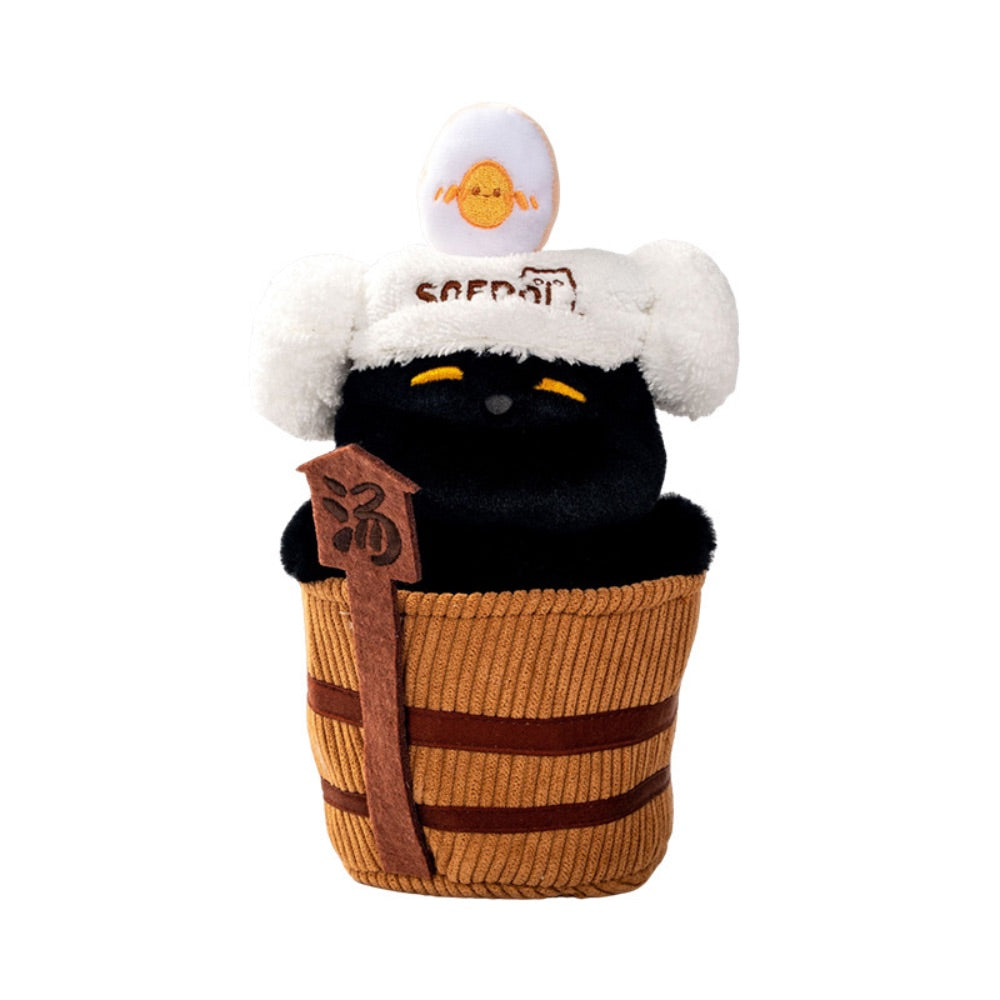 HanHan Cat Holiday Plush Charm – Cute Travel Cat Keychain Toy Gift