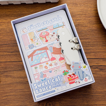 Jam Party Lockable Private Journal – Full-Color Illustrated Notebook