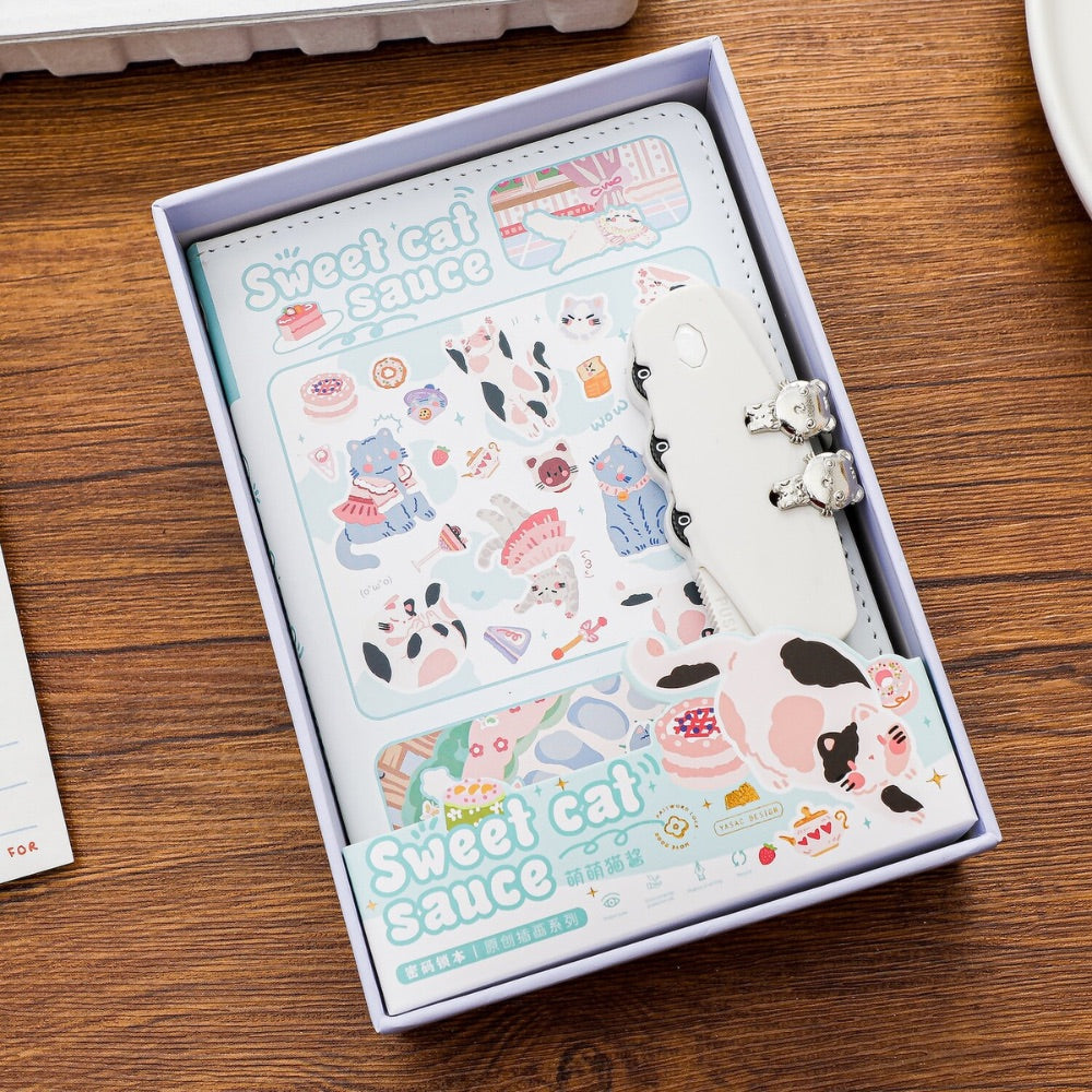 Jam Party Lockable Private Journal – Full-Color Illustrated Notebook