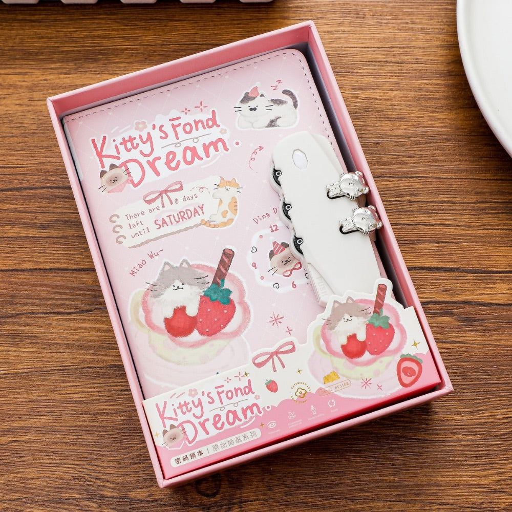 Jam Party Lockable Private Journal – Full-Color Illustrated Notebook