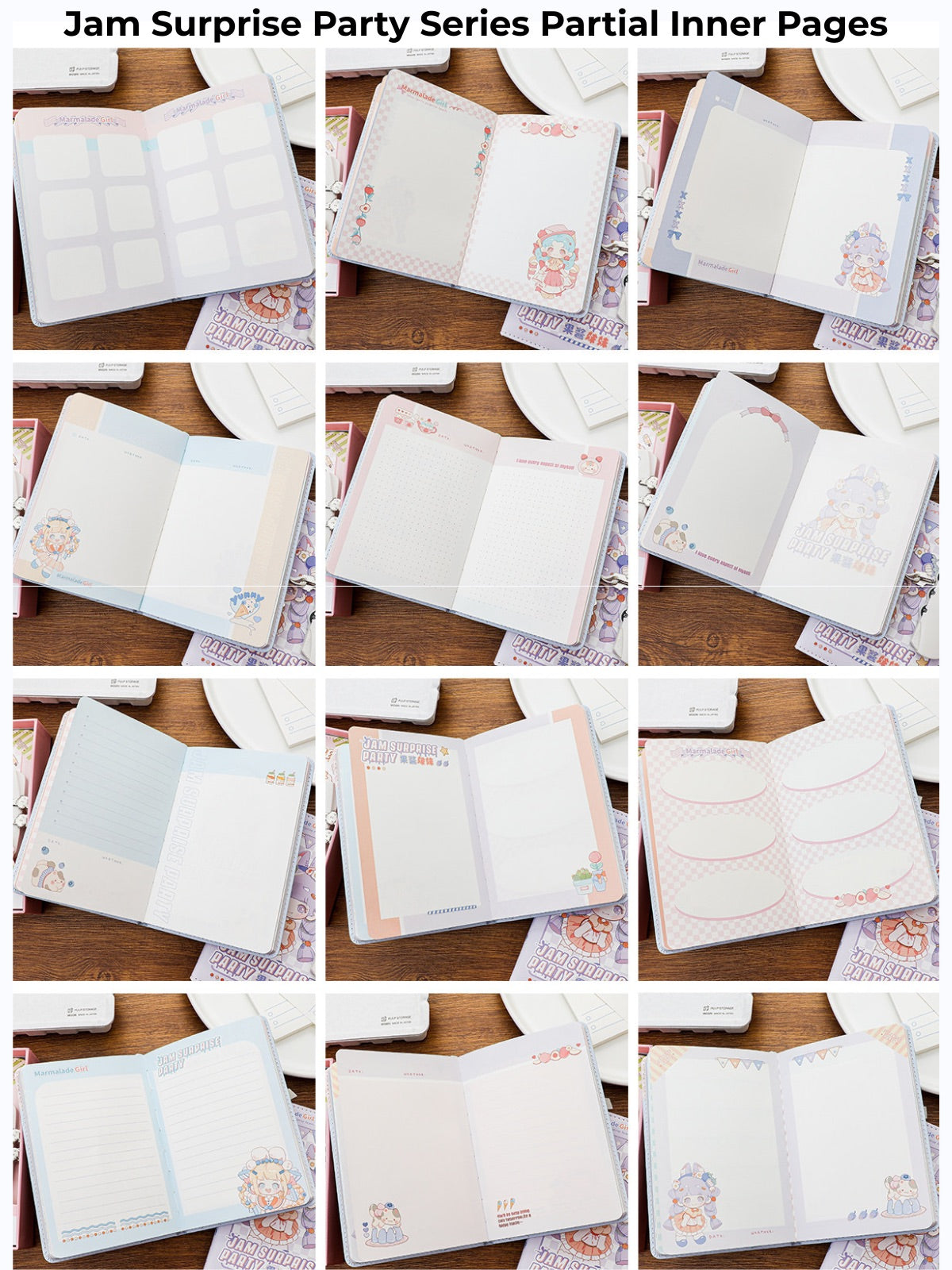 Jam Party Lockable Private Journal – Full-Color Illustrated Notebook