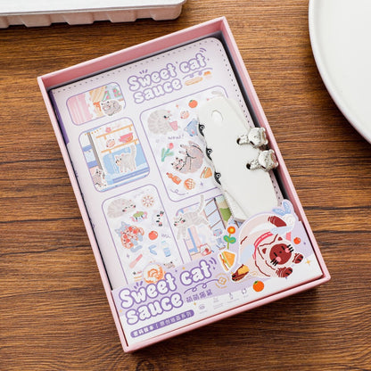 Jam Party Lockable Private Journal – Full-Color Illustrated Notebook