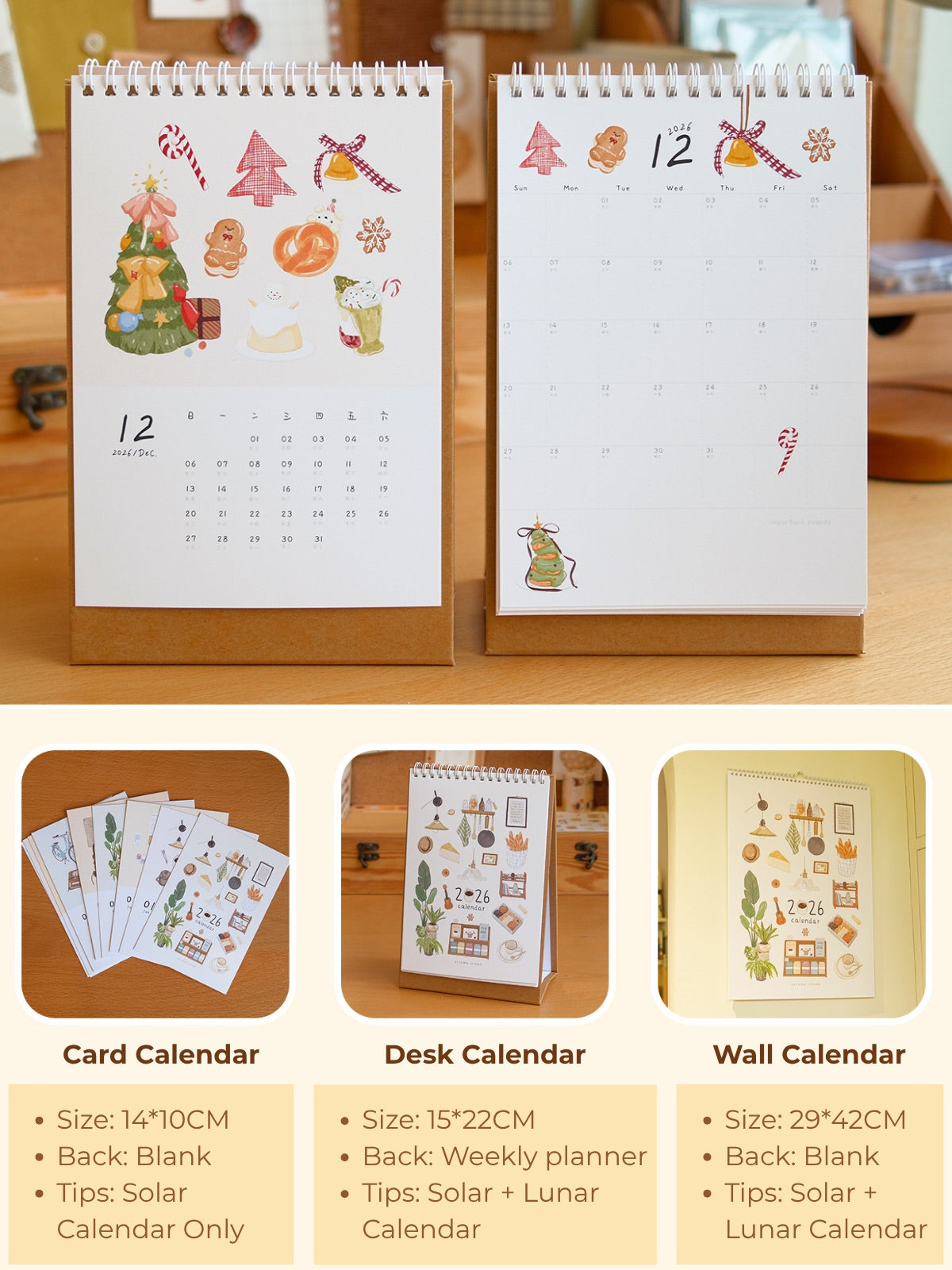2026 Joyful Living Original Illustrated Calendar