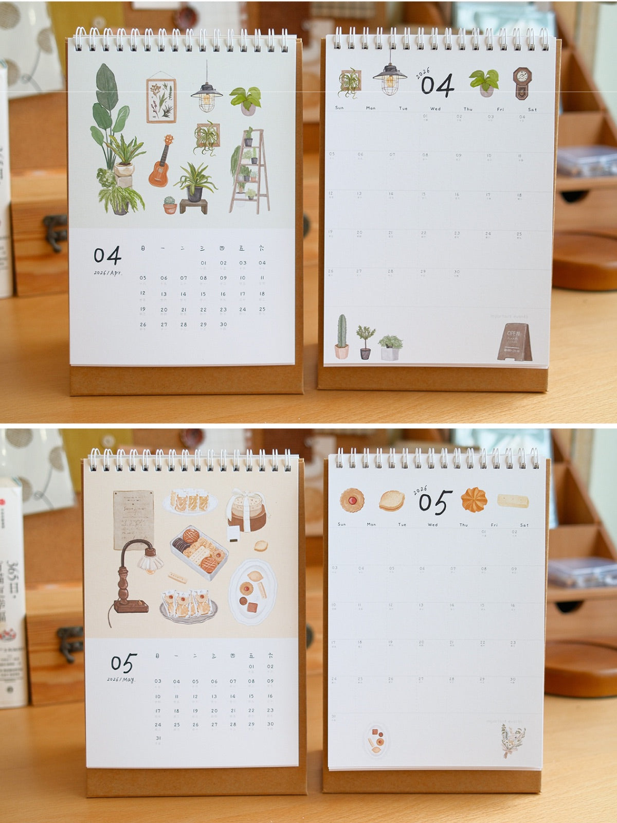 2026 Joyful Living Original Illustrated Calendar