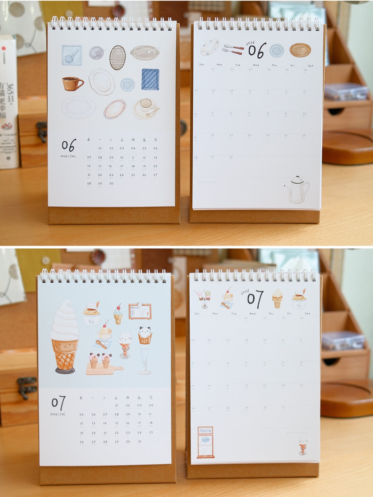 2026 Joyful Living Original Illustrated Calendar