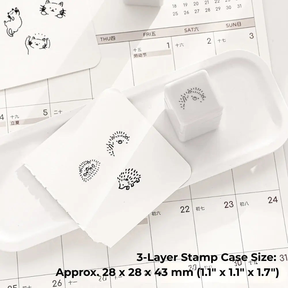 Kawaii Animal 3-in-1 Multi Patterns Photosensitive Stamp ChicChoi