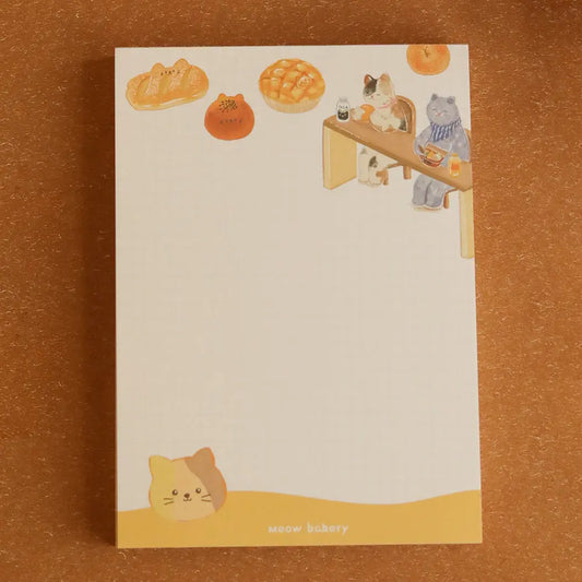 Meow Bakery Shop A5/A6/A7 Notepads ChicChoi