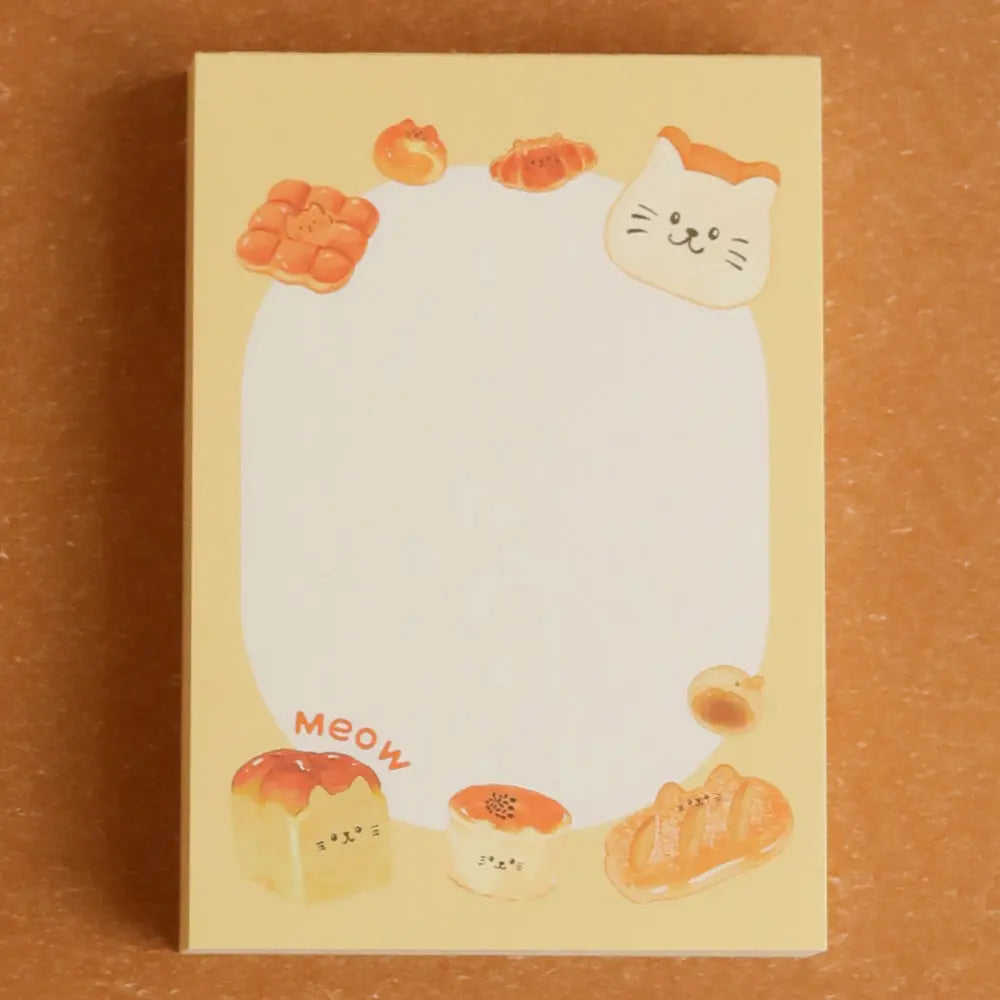 Meow Bakery Shop A5 A6 A7 Notepads