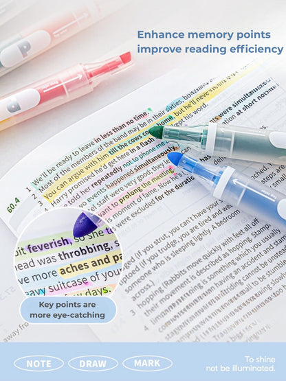 Layerable Dual-Tip Highlighters