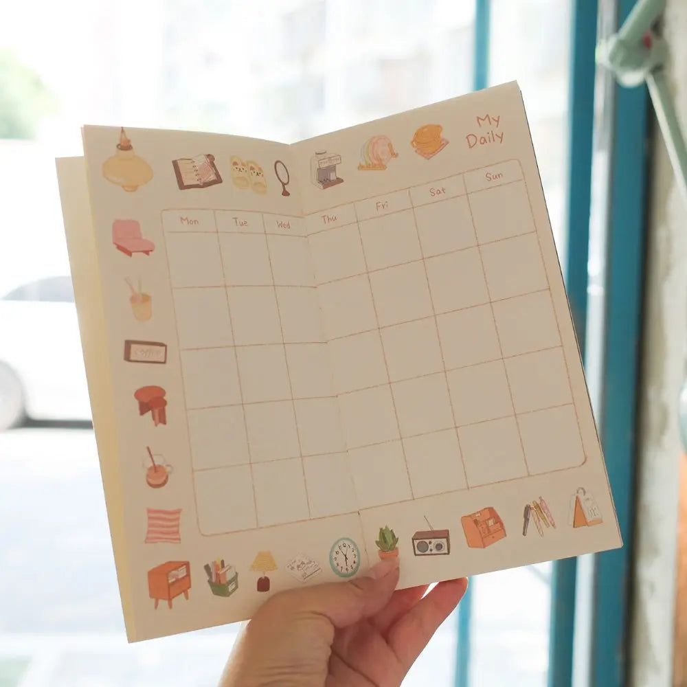 Little Room Monthly Planner – Hand-Illustrated TN Standard Daily Journal - SOLD OUT ChicChoi