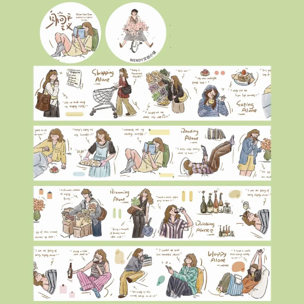 Little Solitude Moments Washi Tapes - Original PET & Washi Designs ChicChoi