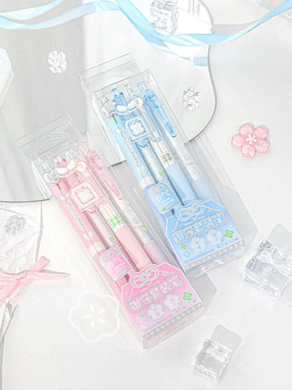 Lucky Charm Scented Gel Pens Set of 4 from ChicChoi — cute aesthetic pens for journaling
