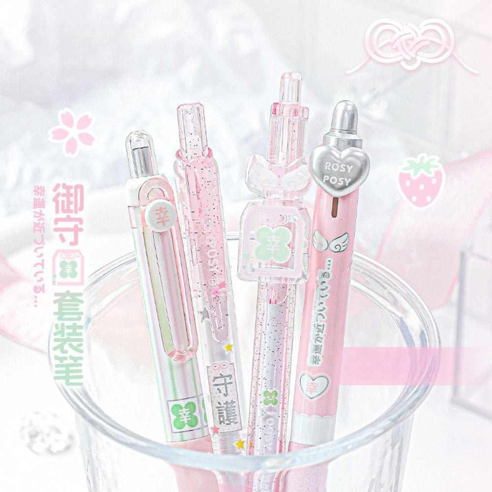 Lucky Charm Scented Gel Pens – Set of 4