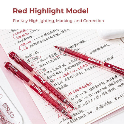 Lucky Clover Mega Ink 0.5mm Gel Pen – Smooth, Long-Lasting Click Pen