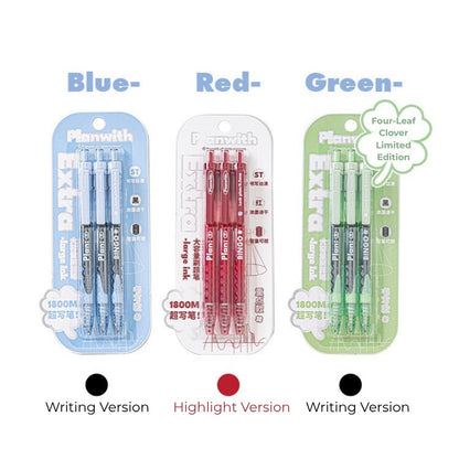 Lucky Clover Mega Ink 0.5mm Gel Pen – Smooth, Long-Lasting Click Pen