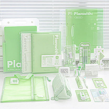 Lucky Green Stationery Gift Set - All-in-One School Supplies