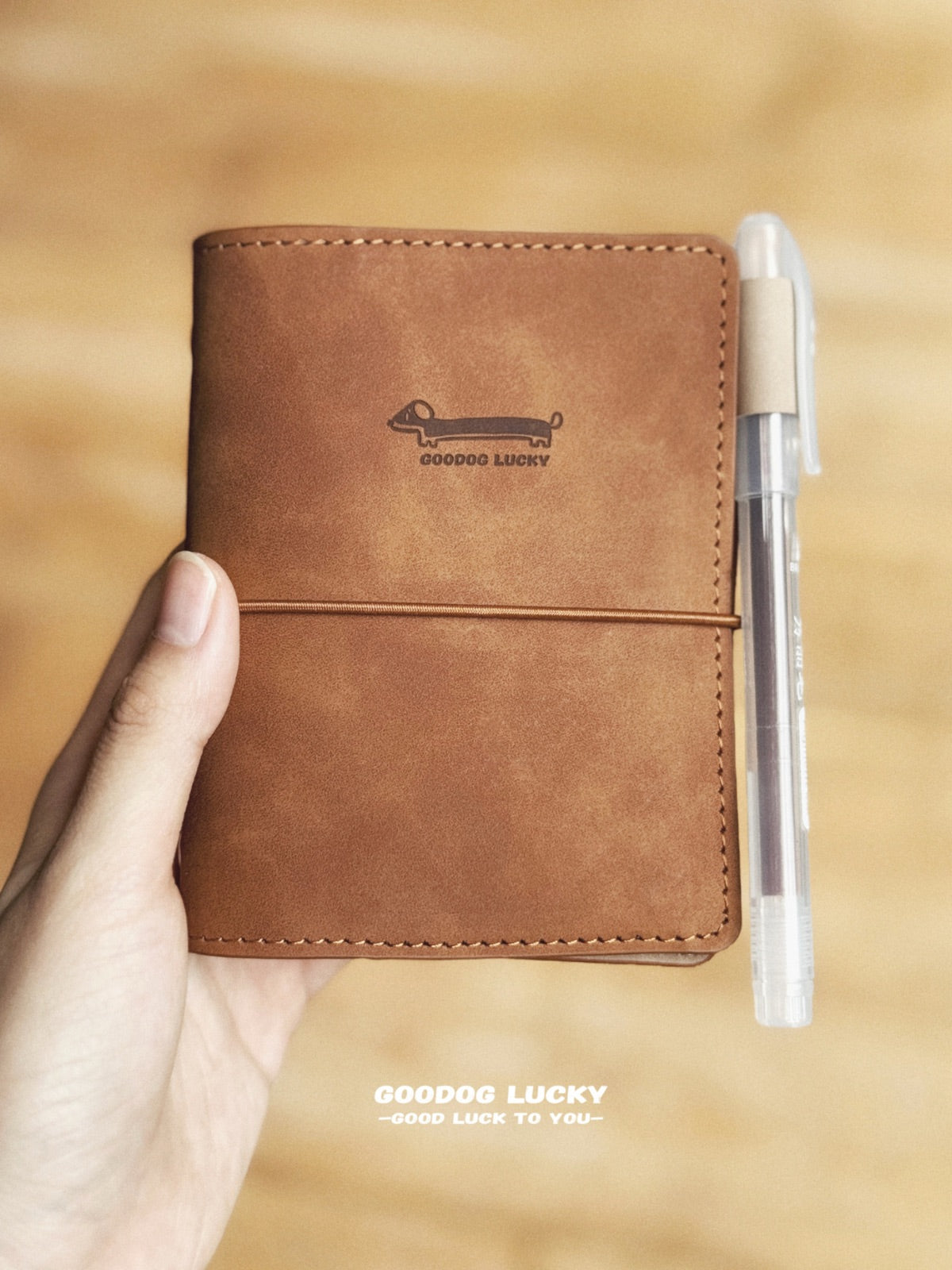 Lucky the Dachshund Mini Binder Notebook– M2.5 Pocket Cutie Journal